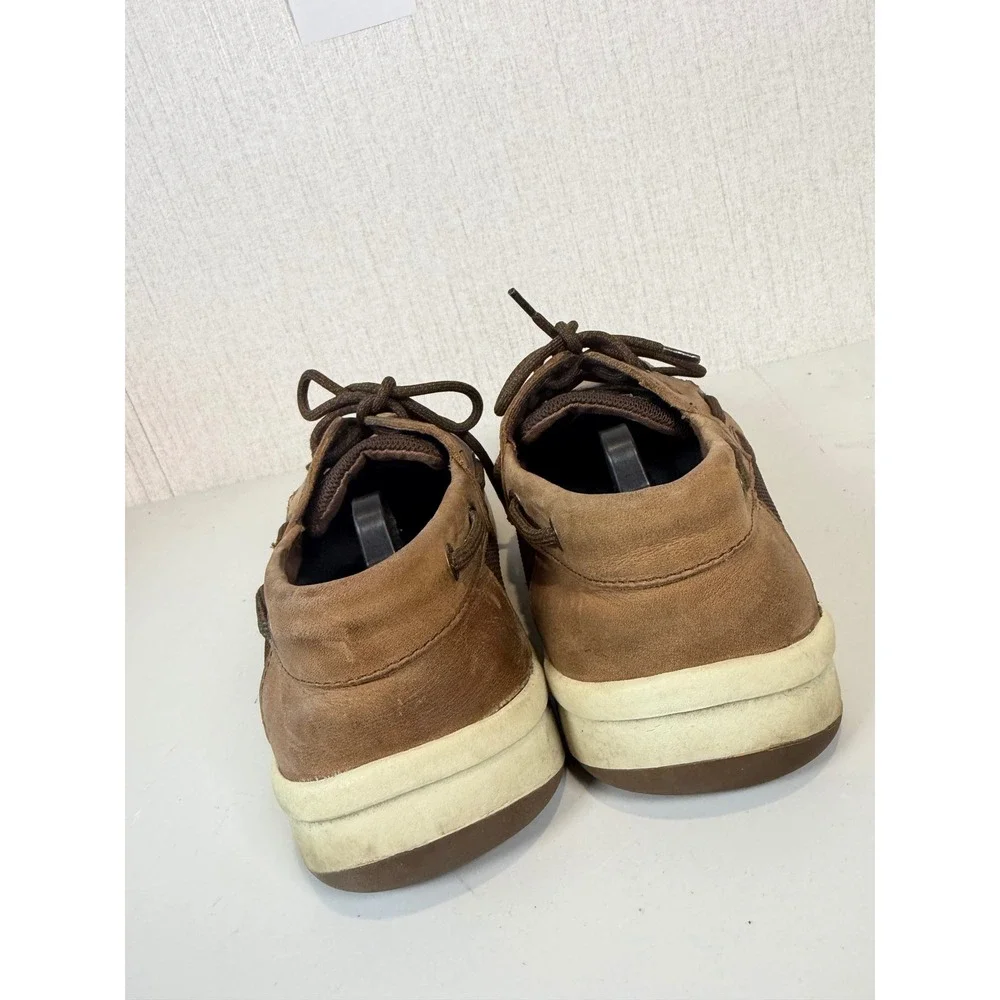 SPERRY Top-Sider size 8.5 Mens Convoy‎ 3-Eye Boat Shoe STS17292 Brown Leather